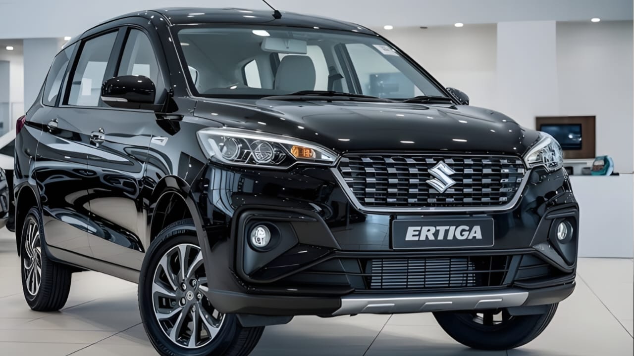 Maruti Ertiga 2025 Launched With 7 Seats, 28 kmpl Hybrid Mileage, Dual Airbags, and Sleek New Design