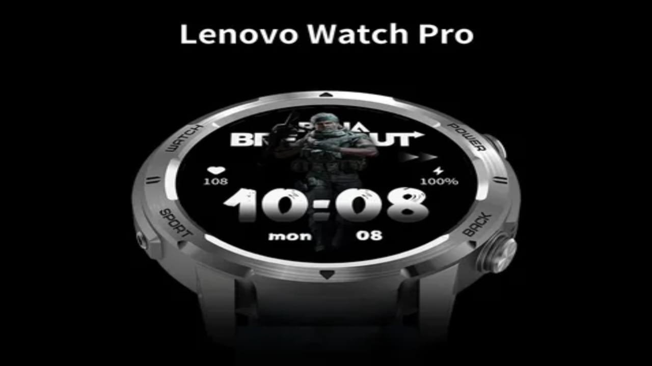 Lenovo Launches New Affordable Smartwatch with Up to 20 Days of Battery Life — Just ₹999!